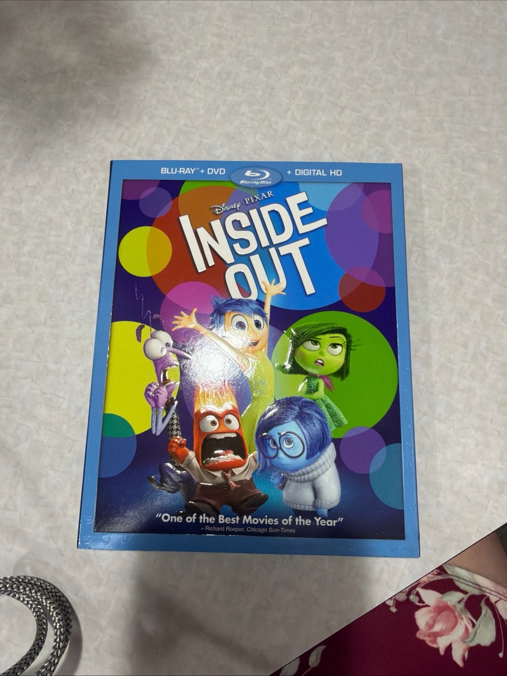 Disney Pixar Inside Out Blu-ray + DVD -